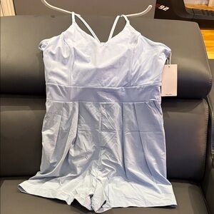 HALARA Light Blue Women's Shorts Jumpsuit